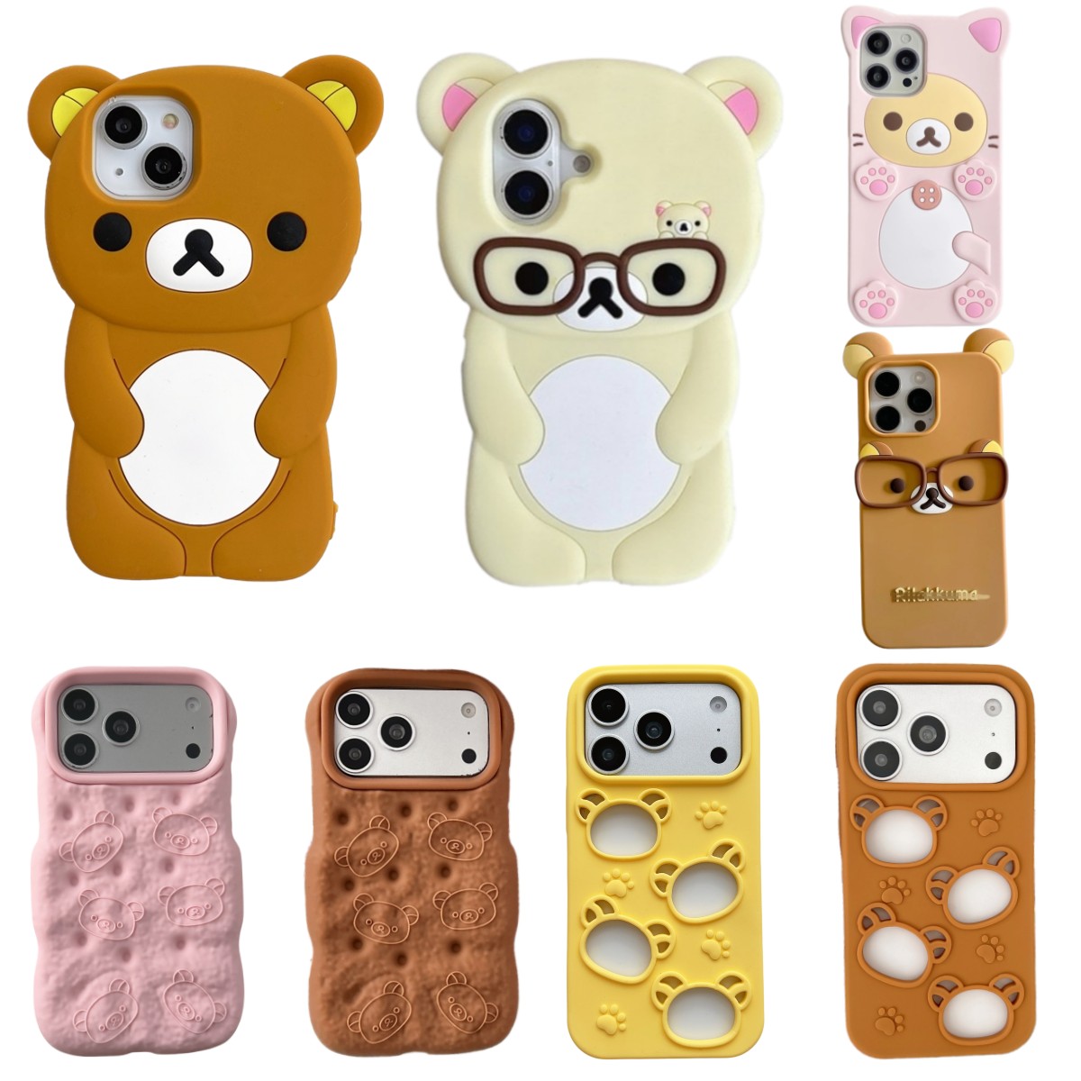 Phone Cases Cute - So Cute 3D Cartoon Teddy Bear