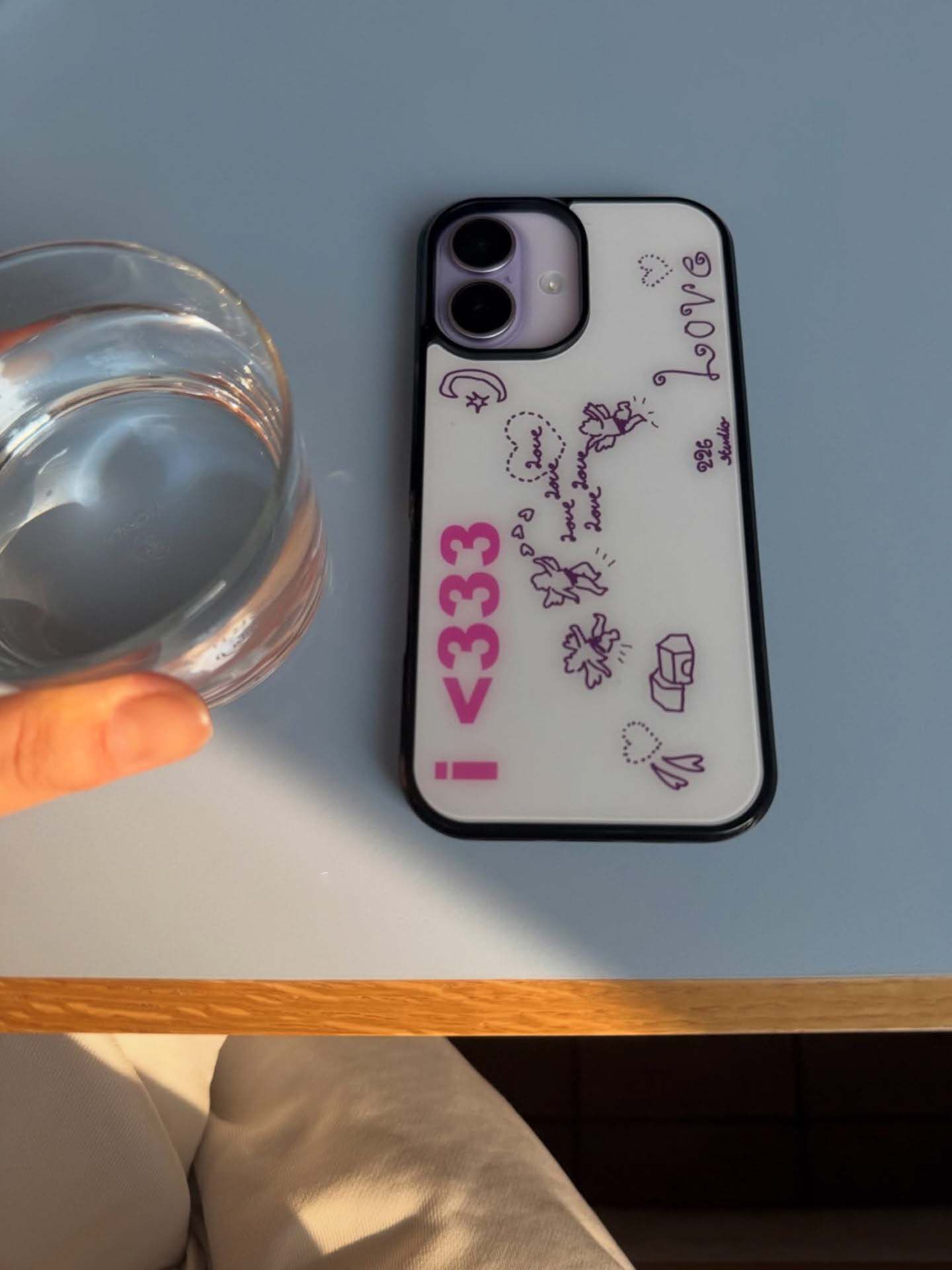 Phone Cases Kawaii - Retro Angel Love Painting Kawaii Illustration