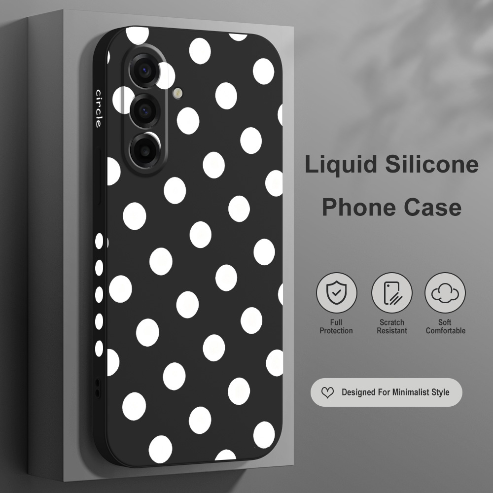 Phone Cases Samsung A14 - Round Dot Phone Case For Samsung