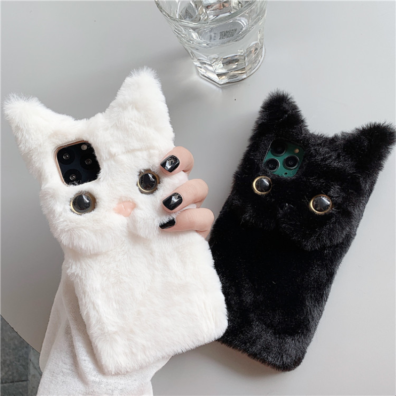 3D Cute Cartoon Cat Furry Plus - Phone Cases Iphone 17 Pro Max recension och pris