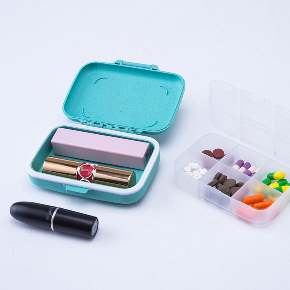 Six Compartment Portable Pill  - Biodegradable Eco Case recension och pris