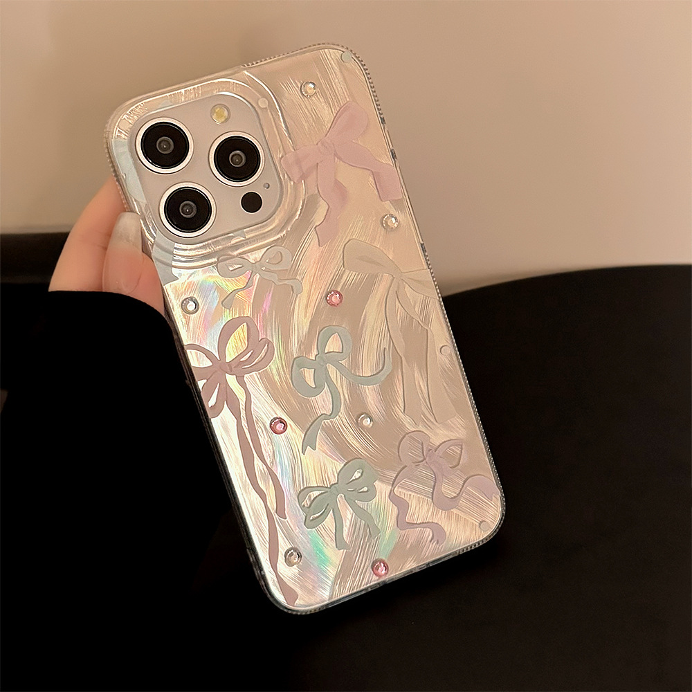 Korean Colorful Bowknot Diamon - Phone Cases Korean recension och pris