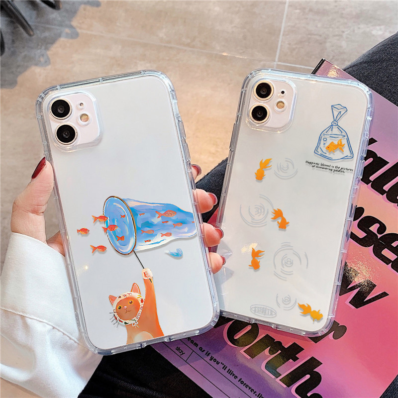 Lovely Fishes Clear Phone Case - Phone Cases Iphone 17 Pro Max recension och pris