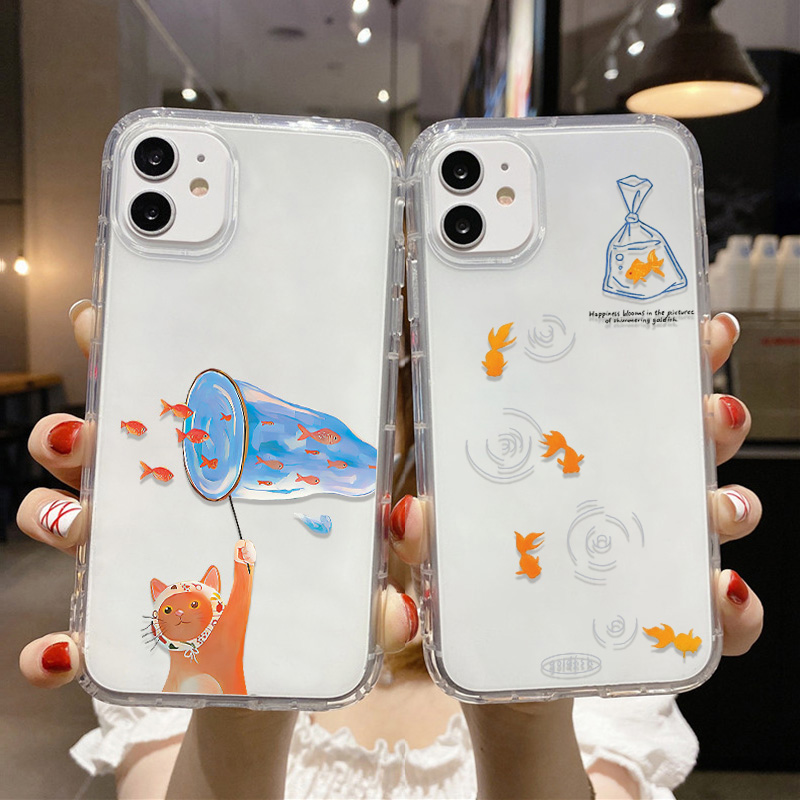 Lovely Fishes Clear Phone Case - Phone Cases Iphone 17 Pro Max recension och pris