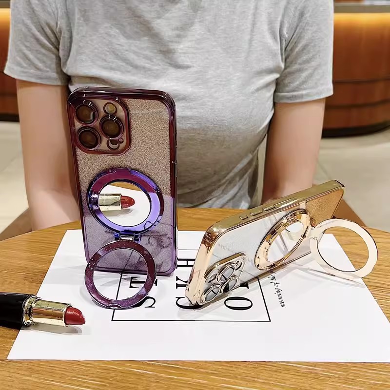Glitter Mirror Bracket Phone C - Phone Cases Vogue recension och pris