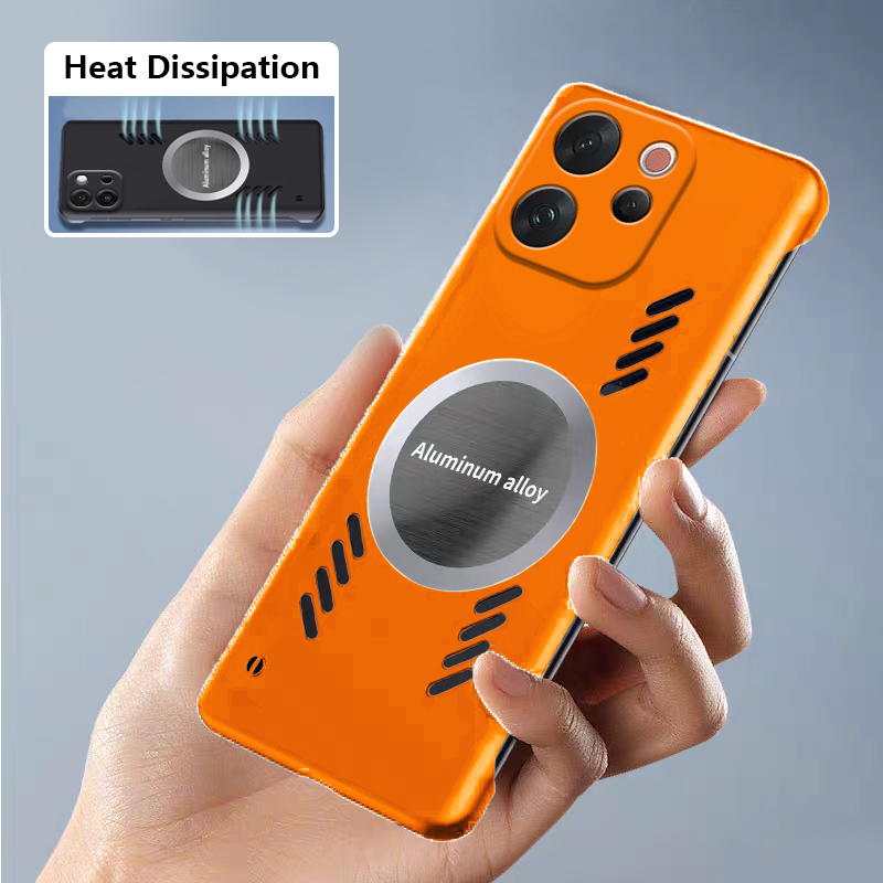 Biruiqu For VIVO V70 Bezel-les - Heat Dissipation Case recension och pris