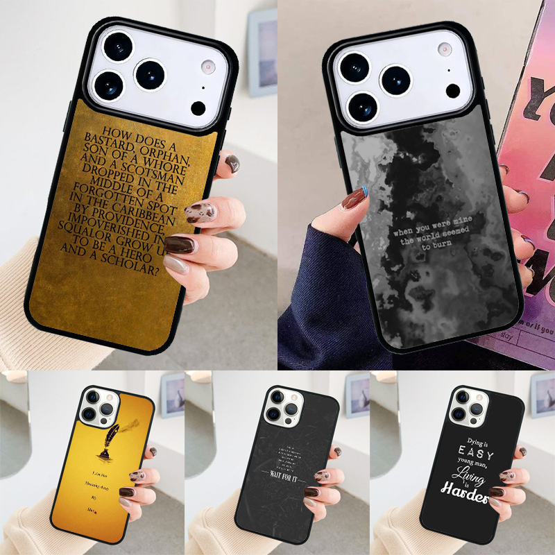 Hamilton Musical Lyrics Phone  - Phone Cases Hamilton recension och pris