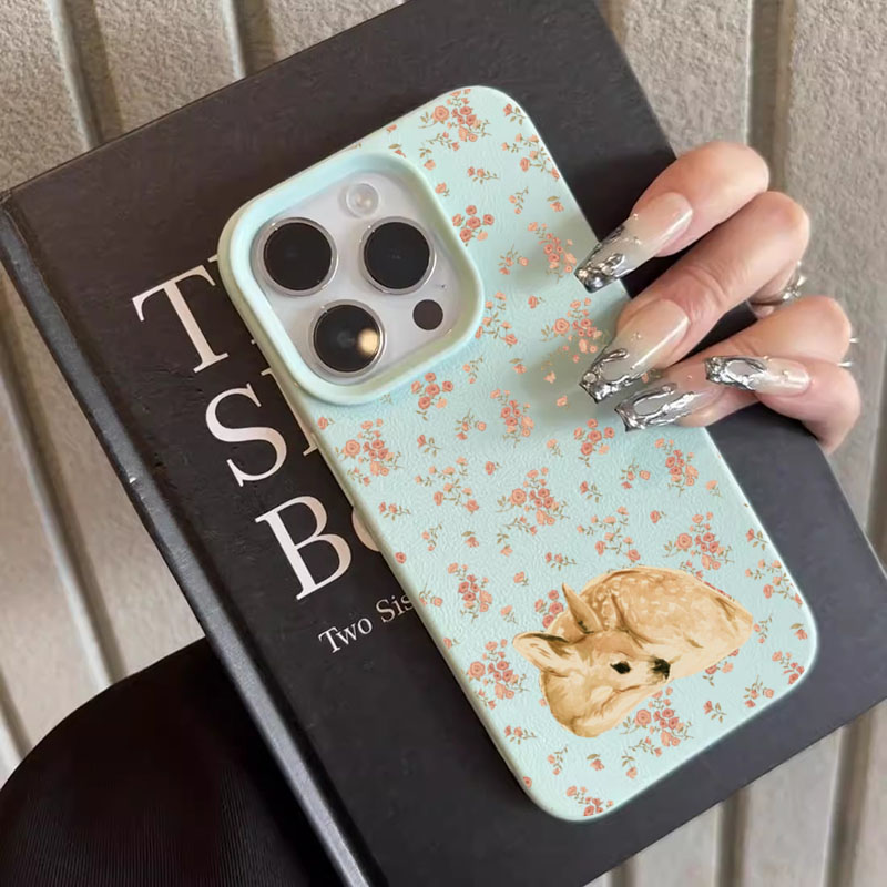 Cute Deer Full Floral Pattern  - Phone Cases Online recension och pris