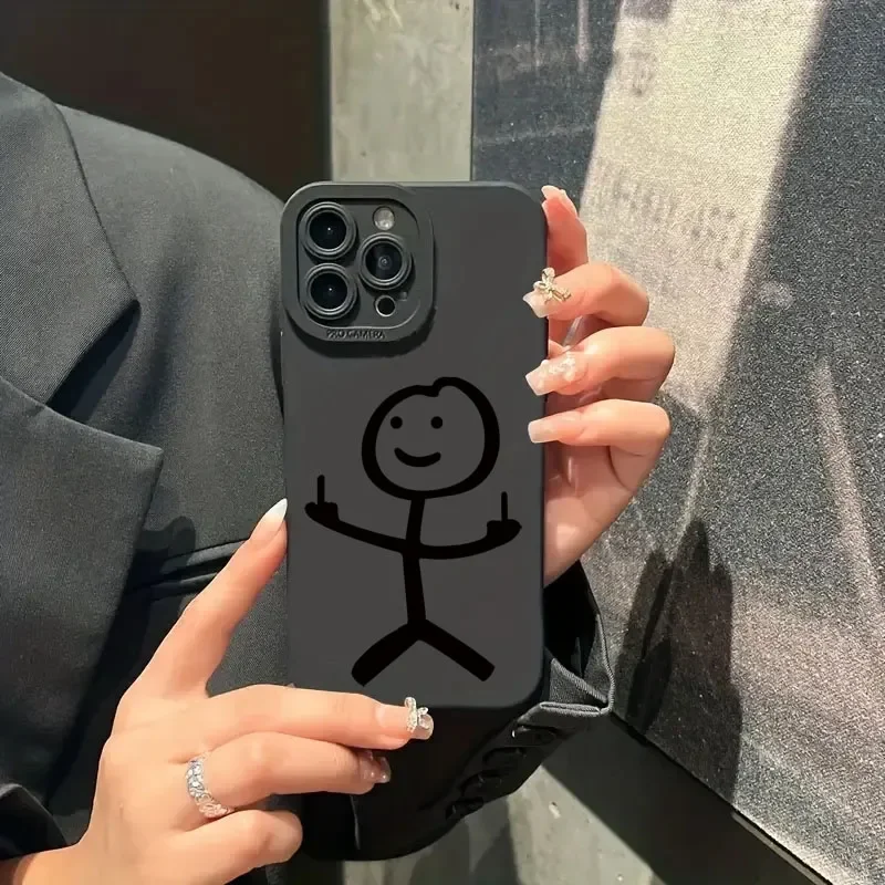 Cute Cartoon Matchman Matte Si - Phone Cases Cute recension och pris