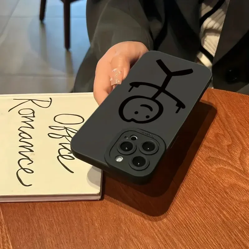 Cute Cartoon Matchman Matte Si - Phone Cases Cute recension och pris
