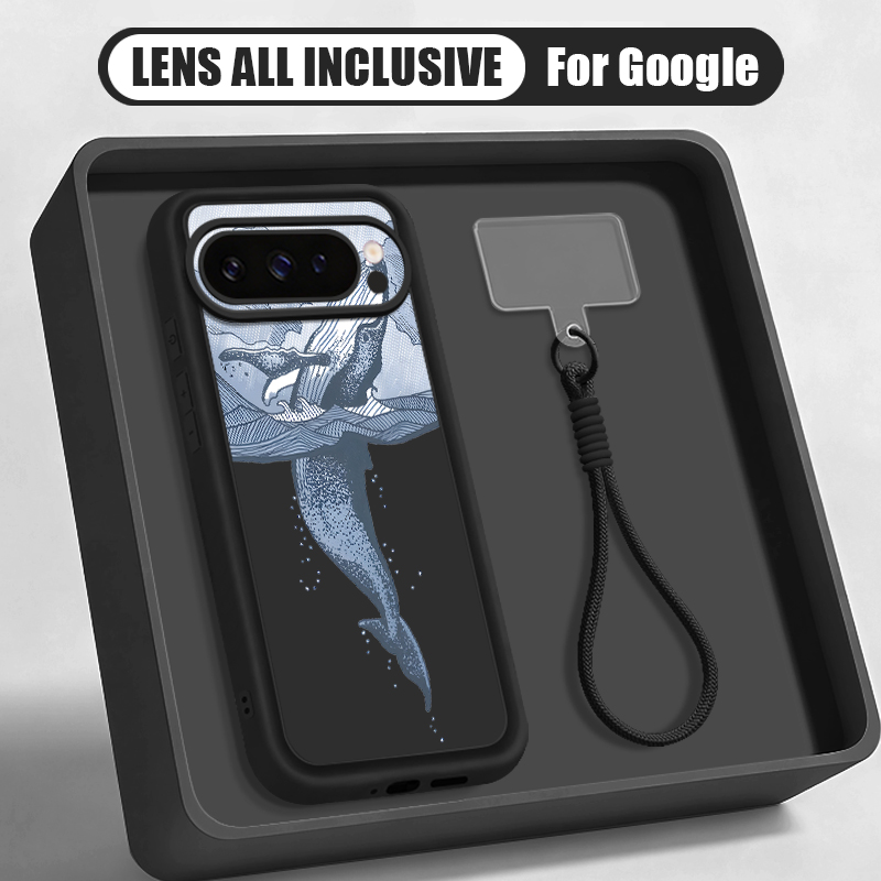 Humpback Whale Print Wrist Str - Google Pixel 9 Pro recension och pris
