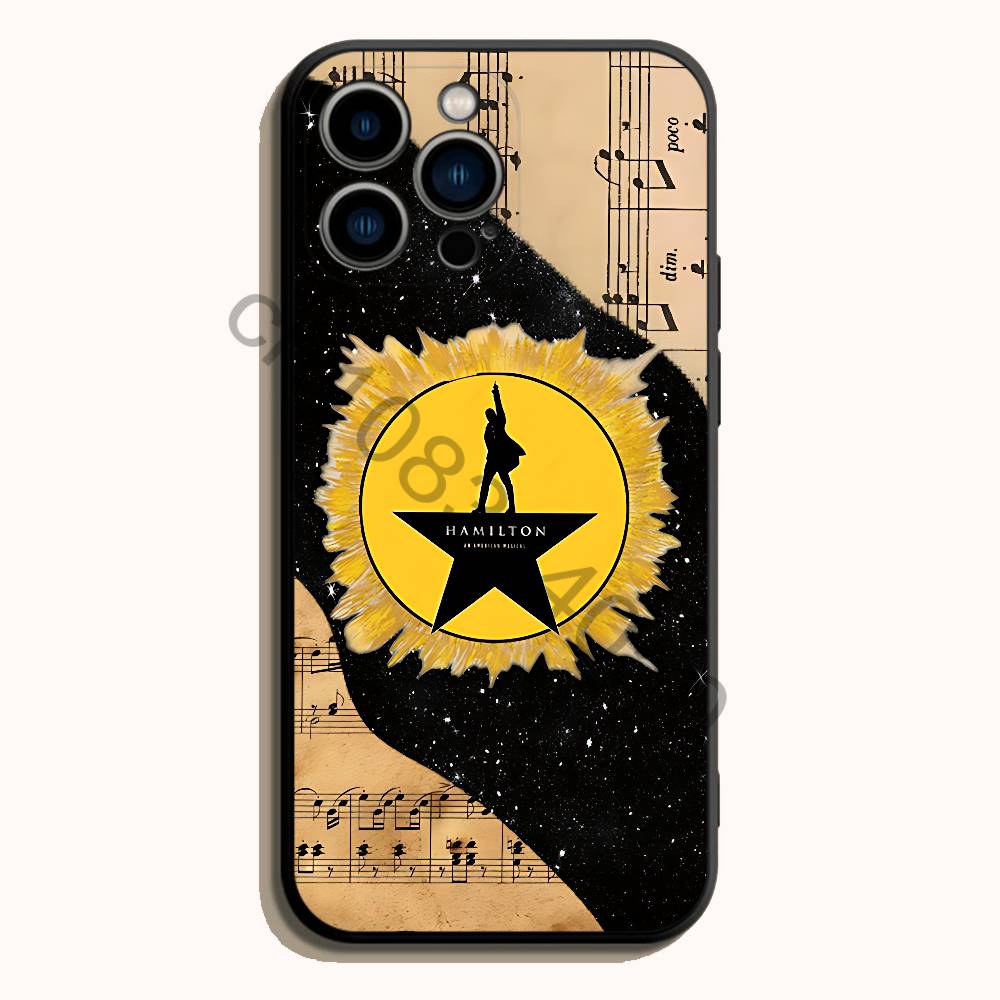 Hamilton Musical Lyrics Black  - Phone Cases Hamilton recension och pris