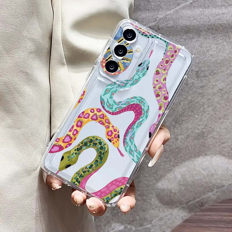 Colorful Gluttonous Snake For  - Phone Cases Samsung A14 recension och pris