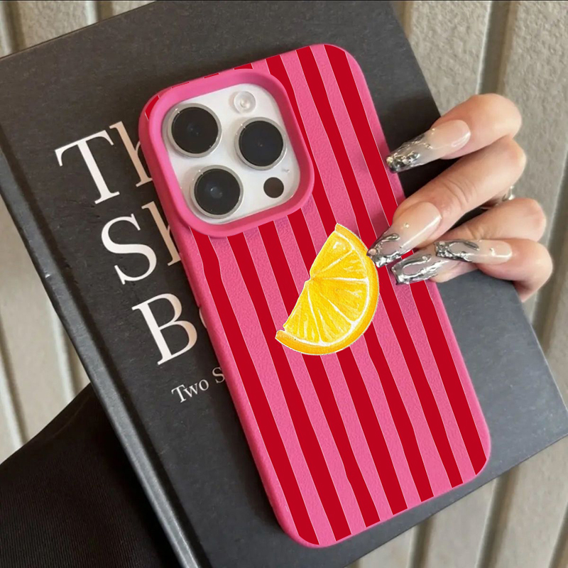 Fashion Lemon Pattern TPU Sili - Phone Cases Online recension och pris