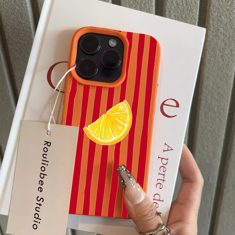 Fashion Lemon Pattern TPU Sili - Phone Cases Online recension och pris