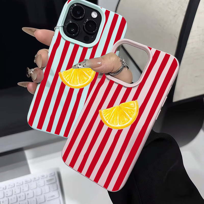 Fashion Lemon Pattern TPU Sili - Phone Cases Online recension och pris