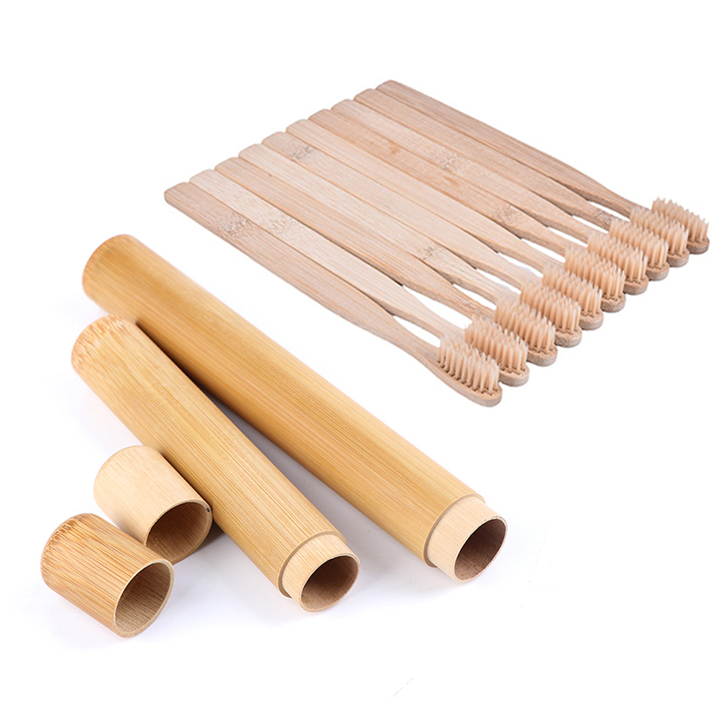 Eco Friendly Bamboo Toothbrush - Biodegradable Eco Case recension och pris