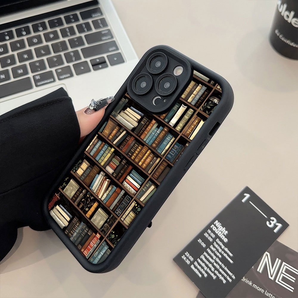 Book Shelf Creative Pattern Ph - Phone Cases Online recension och pris