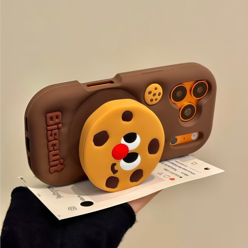 3D Cartoon Kawaii Biscuit Bear - Phone Cases Kawaii recension och pris