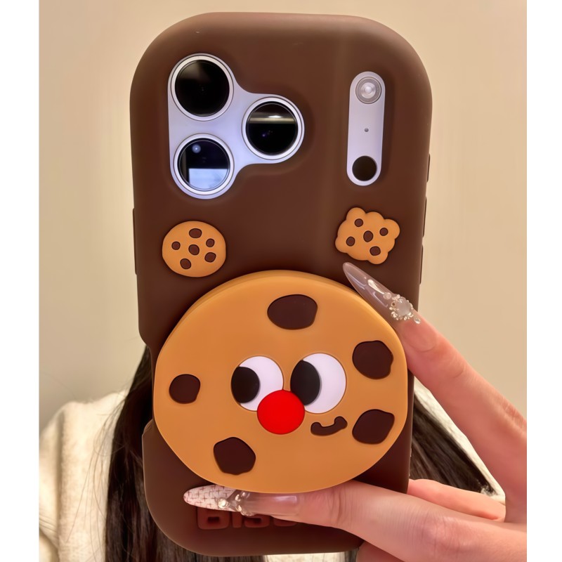 3D Cartoon Kawaii Biscuit Bear - Phone Cases Kawaii recension och pris