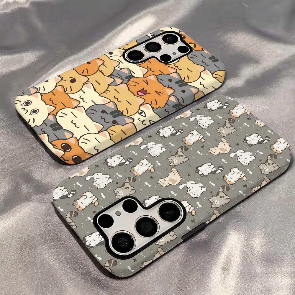 Cute cat  Phone Case 2-in-1 Gl - Phone Cases Cute recension och pris