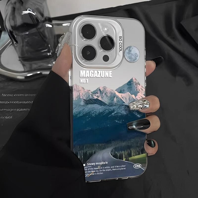 Snow Mountain Road Landscape P - Phone Cases Vogue recension och pris