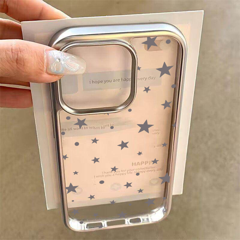 Y2K Stars Fashion Clear Cases  - Phone Cases Online recension och pris