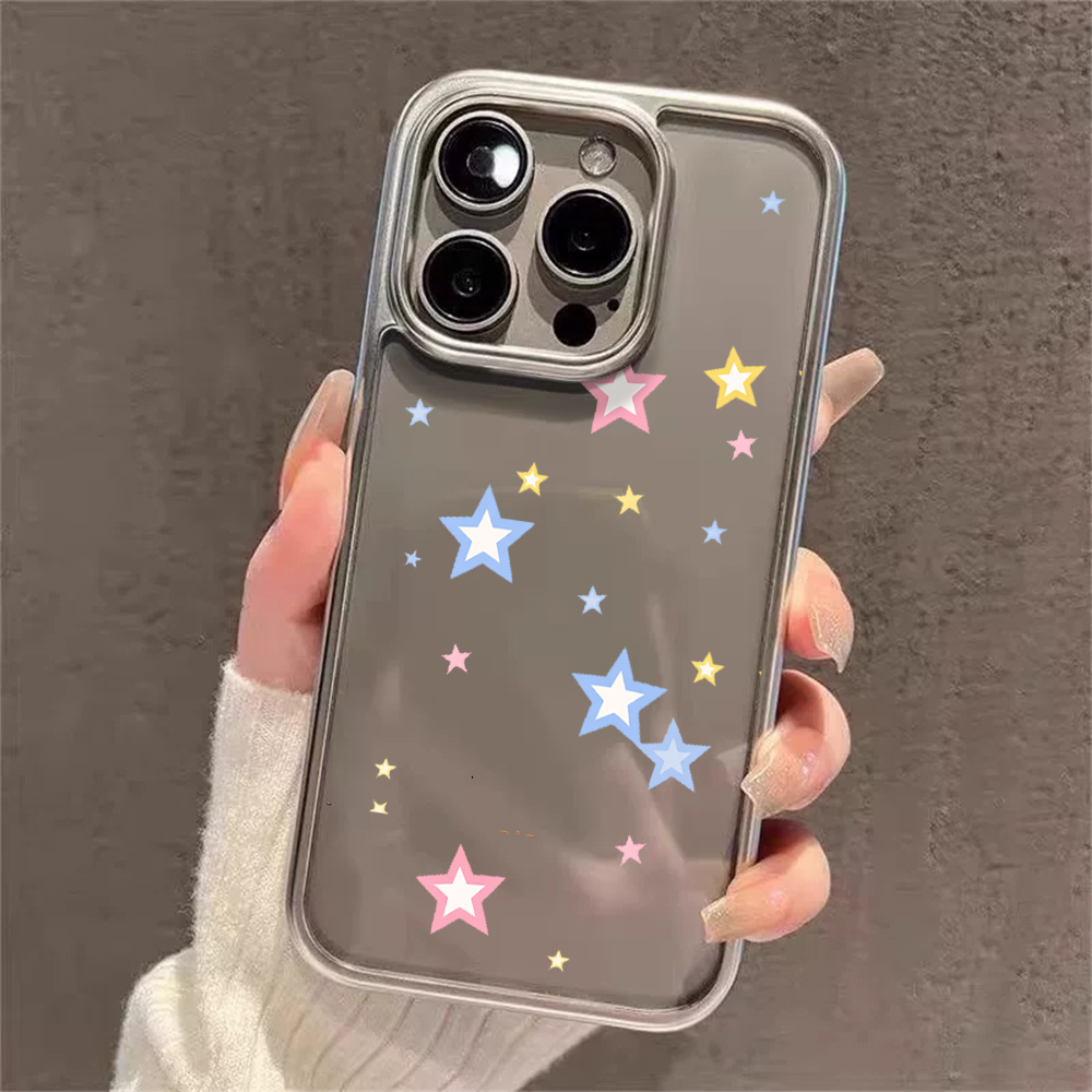 Y2K Stars Fashion Clear Cases  - Phone Cases Online recension och pris