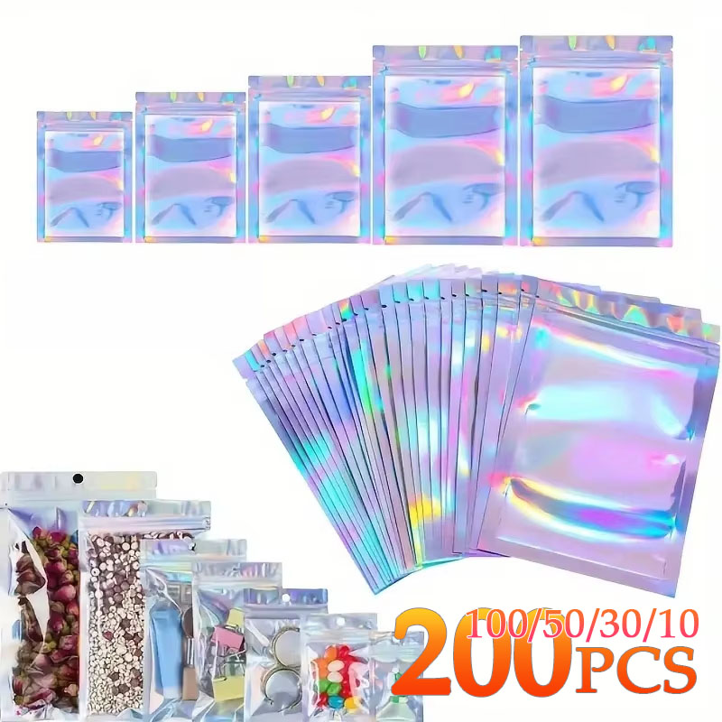 10-200PCS Laser Ziplock Bags R - Phone Cases Eco Friendly recension och pris