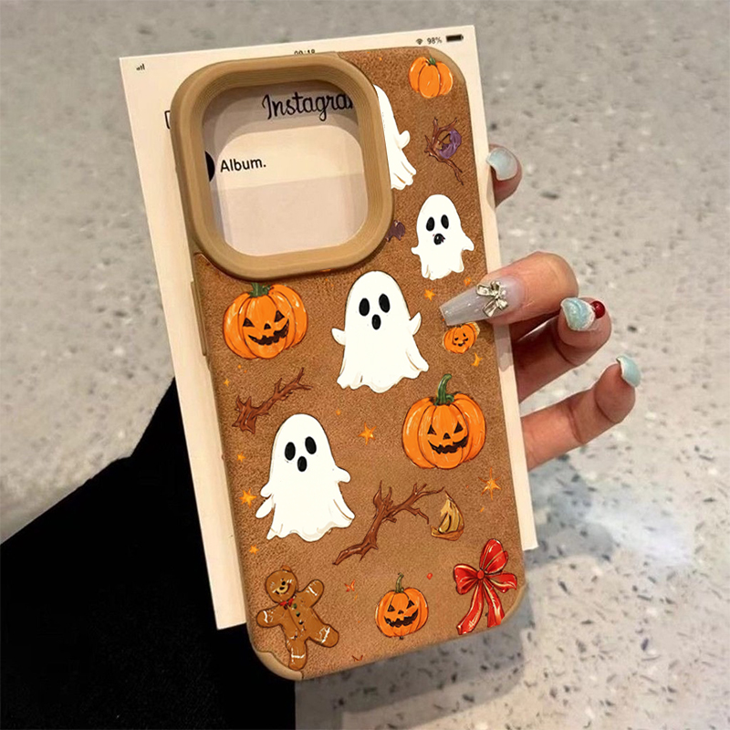Halloween Cute Pumpkin Ghost P - Phone Cases Cute recension och pris