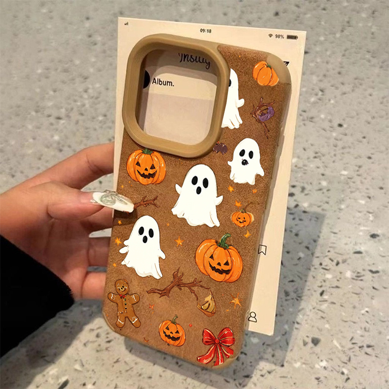 Halloween Cute Pumpkin Ghost P - Phone Cases Cute recension och pris