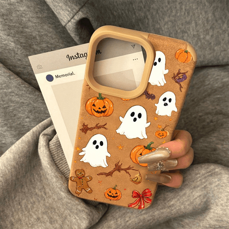 Halloween Cute Pumpkin Ghost P - Phone Cases Cute recension och pris
