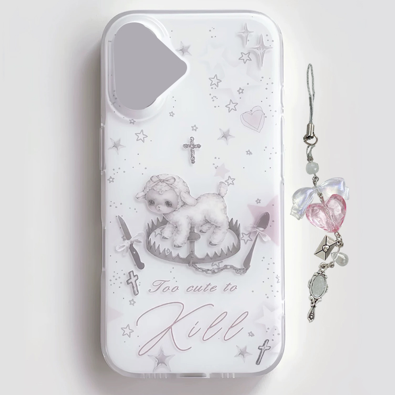 Y2k Korean INS Creative Cute P - Phone Cases Kawaii recension och pris