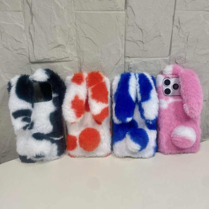 Cute Rabbit Design Fluffy Phon - Phone Cases Cute recension och pris