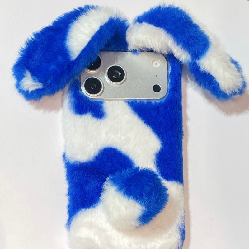 Cute Rabbit Design Fluffy Phon - Phone Cases Cute recension och pris