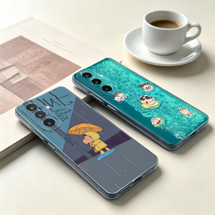Yellow Umbrella Boy Phone Cove - Phone Cases Samsung A14 recension och pris