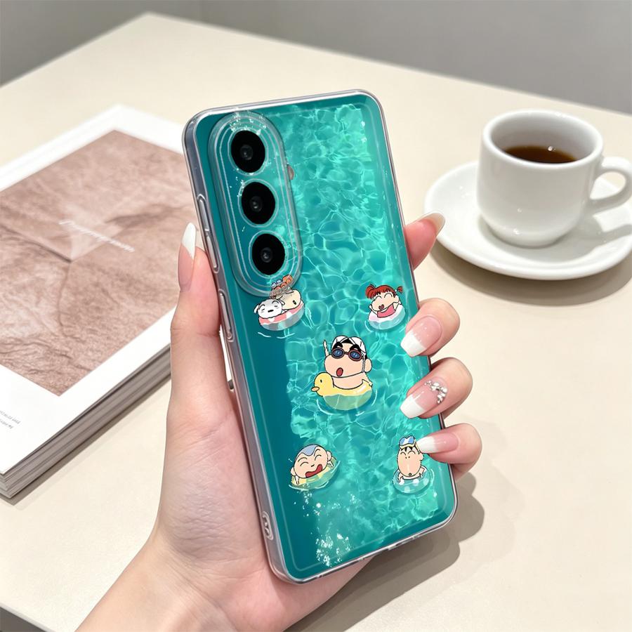 Yellow Umbrella Boy Phone Cove - Phone Cases Samsung A14 recension och pris