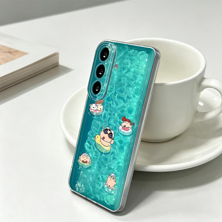 Yellow Umbrella Boy Phone Cove - Phone Cases Samsung A14 recension och pris