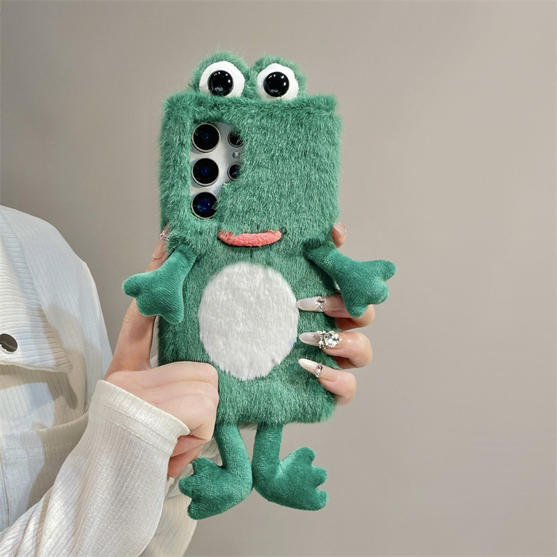 Plush Frog Phone Case, Cute Gr - Phone Cases Cute recension och pris